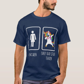 EARLY HEAD START TEACHER Unicorn T-shirt