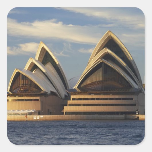 Early Light on Sydney Opera House, Sydney, New Vierkante Sticker (Voorkant)