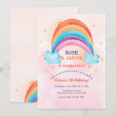 Early Morning Birthday Party Kaart (Voorkant / Achterkant)