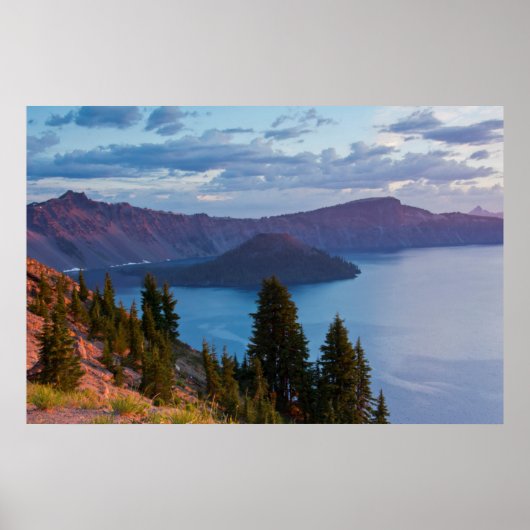 Early Morning, Crater Lake Poster (Voorkant)