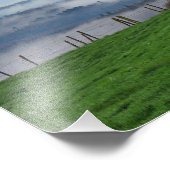 Early Morning Fog Foto Afdruk (Hoek)