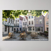 Early Morning in Bremen Poster (Voorkant)