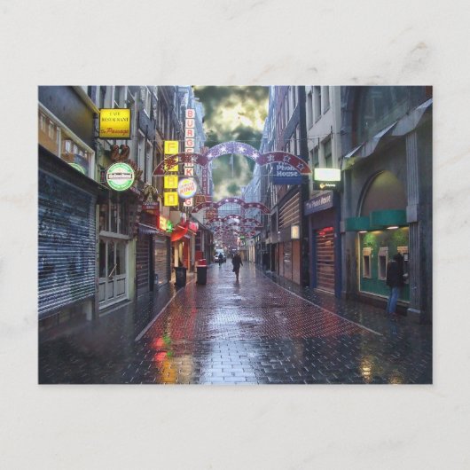Early Morning Rain - Amsterdam in november Briefkaart (Voorkant)