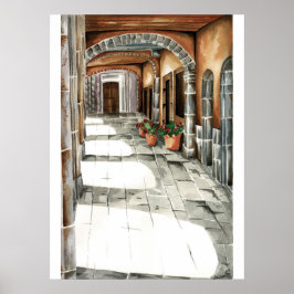 Early Morning San Miguel Poster