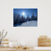 Early Morning Ski Slope Poster (Keuken)
