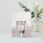 Early Morning Stroll - New York Briefkaart (Staand voorkant)