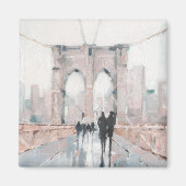 Early Morning Stroll - New York Magneet (Voorkant)