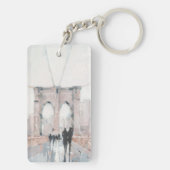 Early Morning Stroll - New York Sleutelhanger (achterkant)
