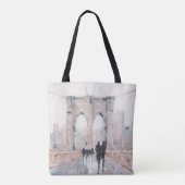 Early Morning Stroll - New York Tote Bag (Achterkant)
