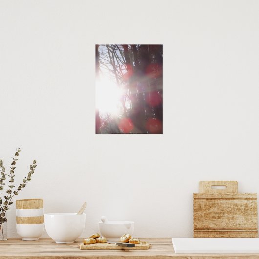 Early Morning Sun Rays #28 Poster (Keuken)
