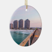 Early Navarre Beach Florida Vist Keramisch Ornament (Rechts)