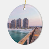 Early Navarre Beach Florida Vist Keramisch Ornament (Links)