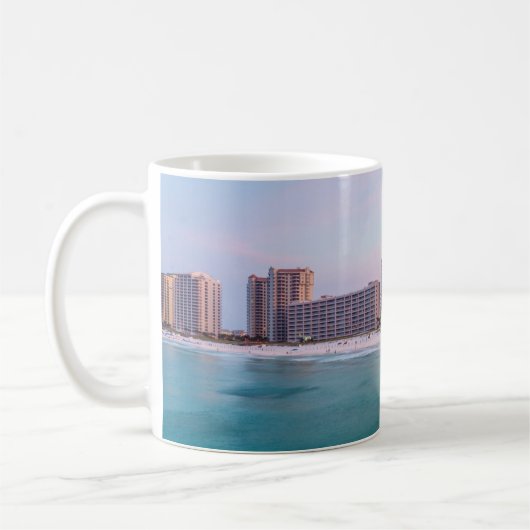 Early Navarre Beach Florida Vist Koffiemok (Links)