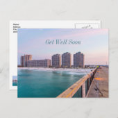 Early Navarre Beach Florida Vist snel weer goed Briefkaart (Voorkant / Achterkant)