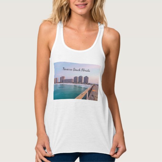 Early Navarre Beach Florida Vist Tanktop (Voorkant)