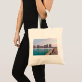 Early Navarre Beach Florida Vist Tote Bag (Voorkant (product))