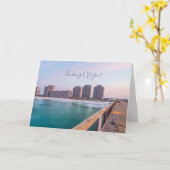 Early Navarre Beach Florida Vist U te denken Kaart (Gele Bloem)