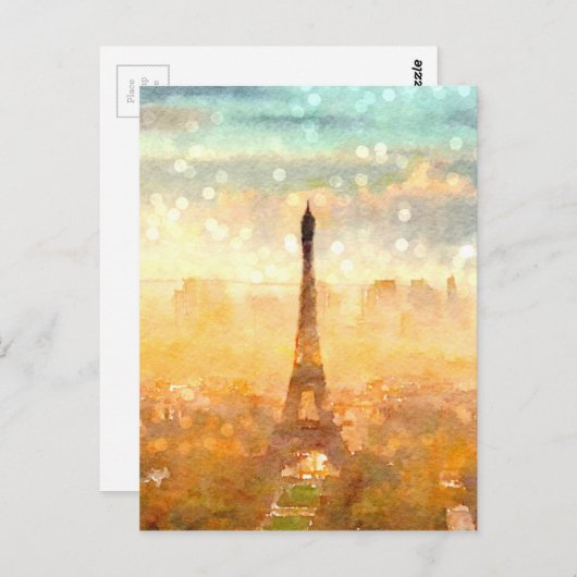 Early Paris Morning Briefkaart (Voorkant / Achterkant)