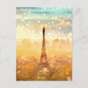 Early Paris Morning Briefkaart