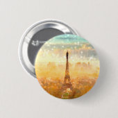 Early Paris Morning Ronde Button 5,7 Cm (Voorkant /achterkant)