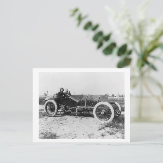 Early Race Car, 1913 Briefkaart (Staand voorkant)