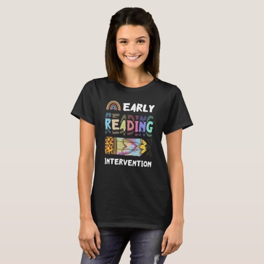 Early Reading Intervention Reading Intervention Li T-shirt (Voorkant volledig)