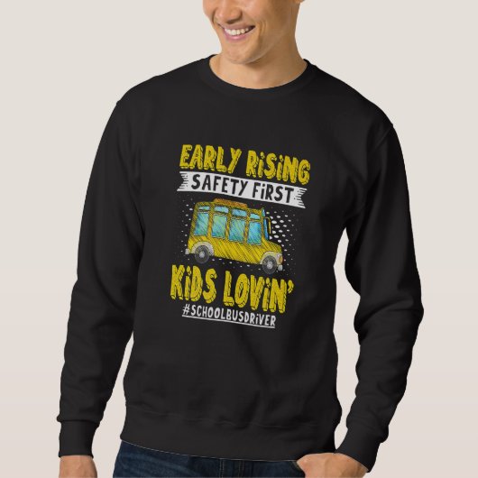 Early Rising Safety First Kinderen Lovin School Bu Trui (Voorkant)