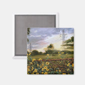 Early September Evening Sunset Magneet (Voorkant / Achterkant)