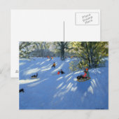 Early snow Darley Park Derby Briefkaart (Voorkant / Achterkant)