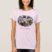 Early Spring Blossoms Floral Personalized T-shirt (Voorkant)