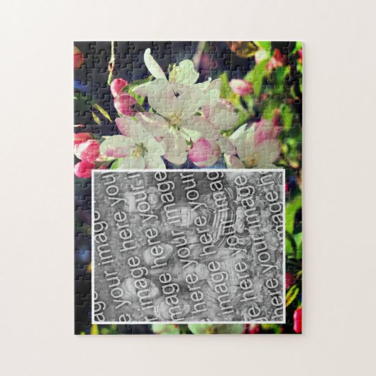 Early Spring Blossoms Lijst Uw foto toevoegen Legpuzzel (Verticaal)