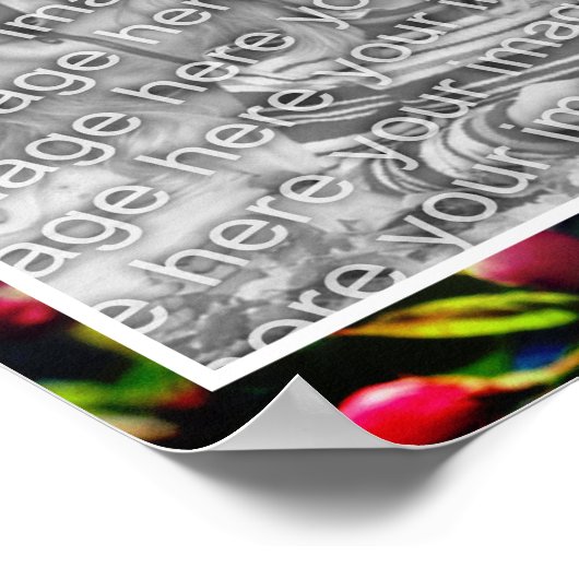 Early Spring Blossoms Lijst Uw foto toevoegen Poster (Hoek)