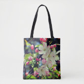 Early Spring Crabapple Blossoms 3 Close Up  Tote Bag (Voorkant)