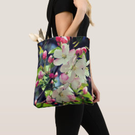 Early Spring Crabapple Blossoms 3 Close Up  Tote Bag