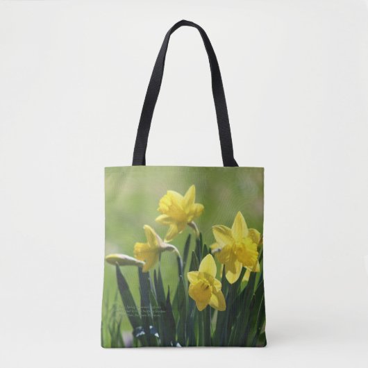 Early Spring Daffodils Northern Minnesota Tote Bag (Voorkant)
