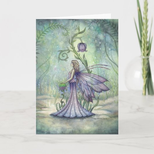 Early Spring Fairy Fantasy Art beroemd gemaakt doo Kaart (Voorkant)