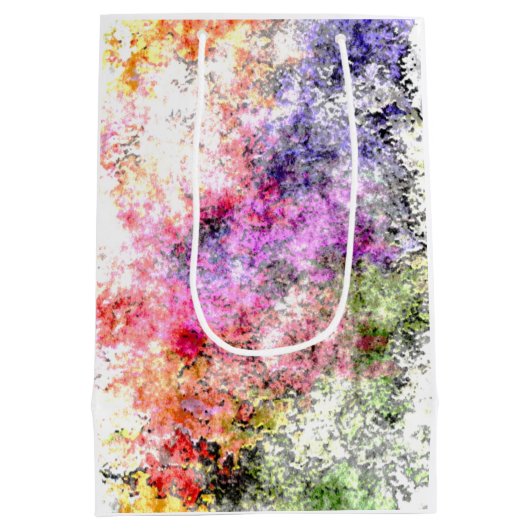 "Early Spring" Glossy Gift Bag Medium Cadeauzakje (Achterkant)