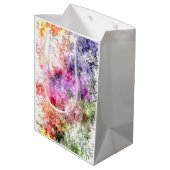 "Early Spring" Glossy Gift Bag Medium Cadeauzakje (Achterkant Gekanteld)