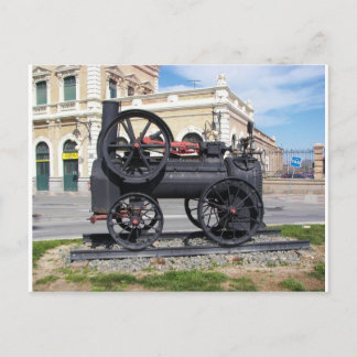 Early Steam Locomotive in Cartagena. Briefkaart