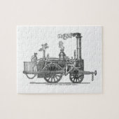 Early Steam Train-locomotief Legpuzzel (Horizontaal)