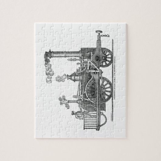 Early Steam Train-locomotief Legpuzzel (Verticaal)