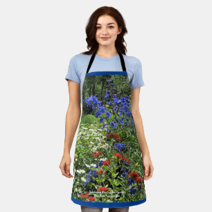 Early Summer Blue Delphinium Gardens Schort