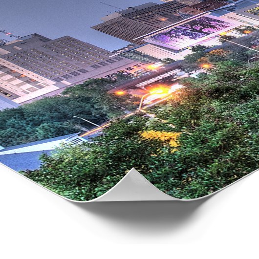 Early Summer Evening - Raleigh, North Carolina Poster (Hoek)