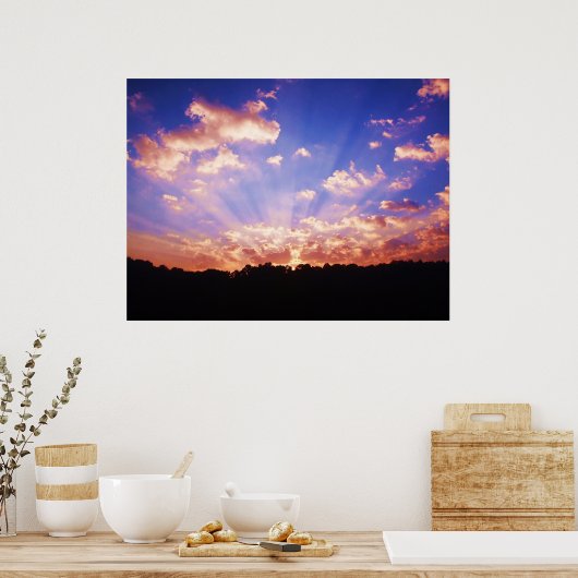 Early Sunrise Poster (Keuken)