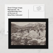  Early Uitzicht Estes Park Colorado CO Briefkaart (Voorkant / Achterkant)