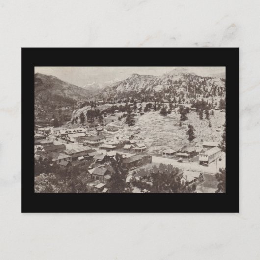  Early Uitzicht Estes Park Colorado CO Briefkaart (Voorkant)