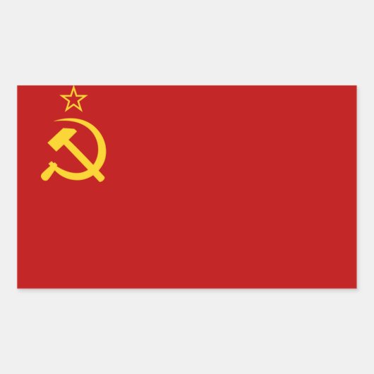 Early USSR Flag Sticker (Voorkant)