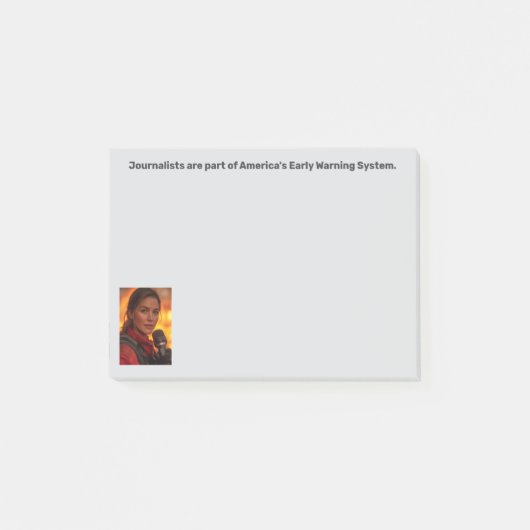 Early Warning System Journalist Post-it® Notes (Voorkant)