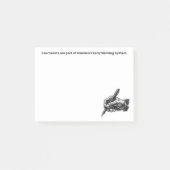 Early Warning System Journalist Post-it® Notities Notes (Voorkant)