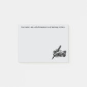Early Warning System Journalist Post-it® Notities Notes (Voorkant)